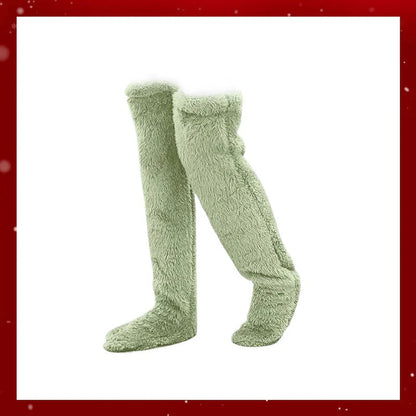 💕Velvety Fleece Knee Socks For Christmas❄️