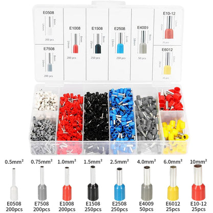 1201Pcs Ferrule Crimping Tool Kit