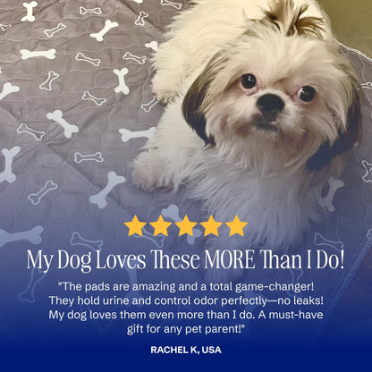 🐕stylish, super absorbent & reusable for a cleaner home🔔