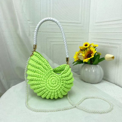 🔥Bohemia Crochet Handwoven Seashell Bag