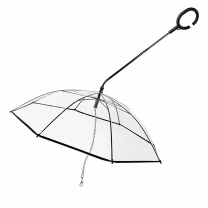 ☔ Transparent Dog Umbrella For Rainy Walks