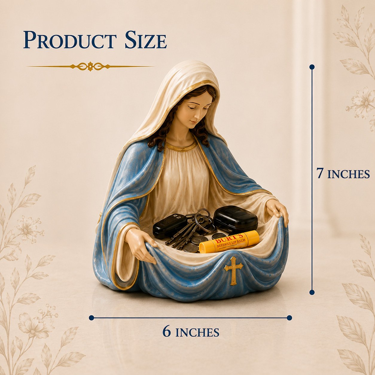 🔥 Handmade Virgin Mary Catch-All Bowl