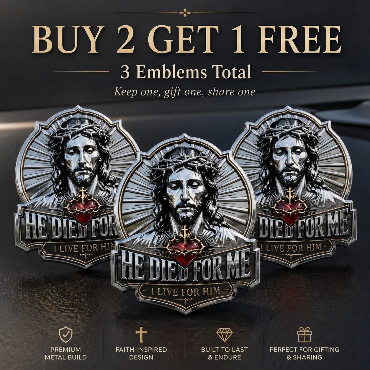 ❤️He Died For Me Emblem