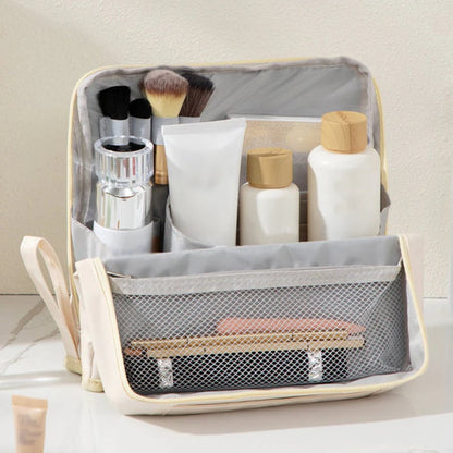 🔥Stylish Handheld Partitioned Cosmetic Bag