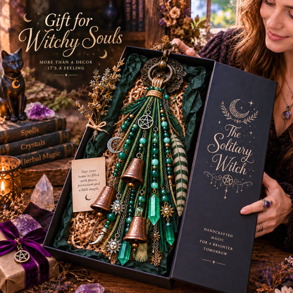 🔮Witchy Door Charm | Bells, Crystals & Celestial Hanging Decor🔮