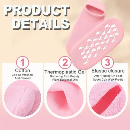 🏆35K+ SOLD! 🥳Moisturizing Gel Socks