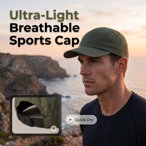 🎉 2026 Sale — Over 38,000 Sold! 🧢 Quick-Dry Sports Cap – Airy ☀️