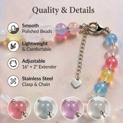 🌈 Dopamine UV-Reactive Beaded Jewellery Collection