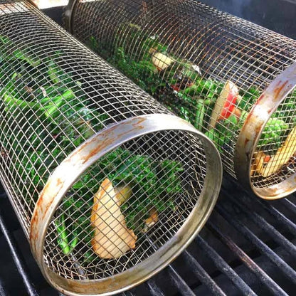 🔥Rolling Grilling Basket🍖