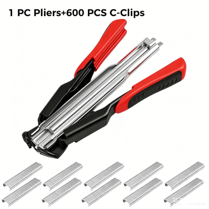 Hog Ring Pliers Kit –Heavy Duty Fence & Cage Fastening Tool