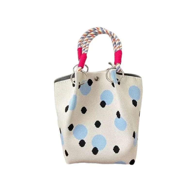 👜💥 Cute Polka Dot Handbag for Women – Classic Dot Print, Roomy, Everyday Chic ✨
