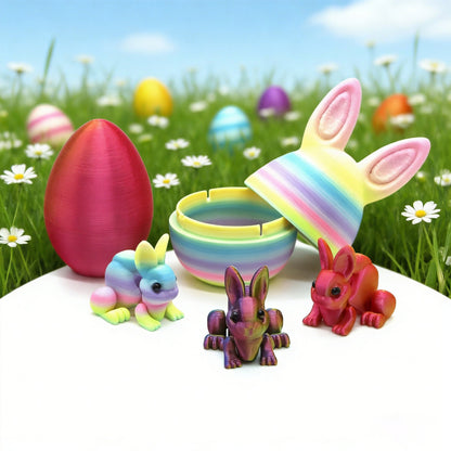 🐇Easter 3D Printing Mystery Rabbit Egg Fidget Toy🥚