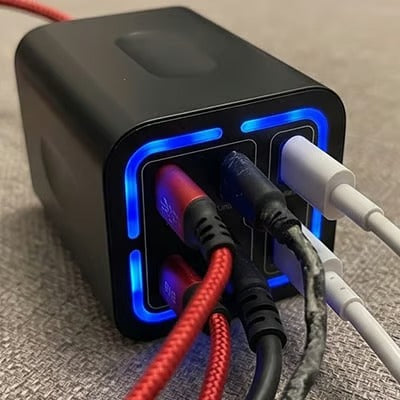6-Port Fast Charging Station