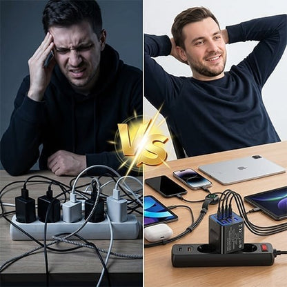 6-Port Fast Charging Station