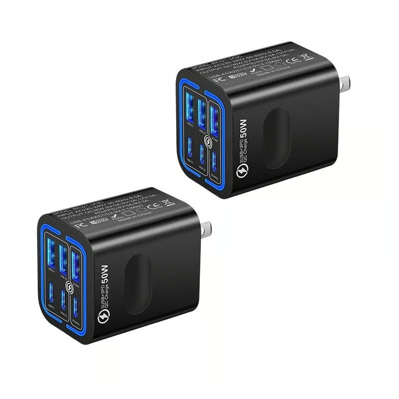 6-Port Fast Charging Station