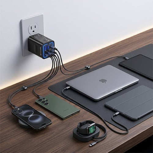 6-Port Fast Charging Station