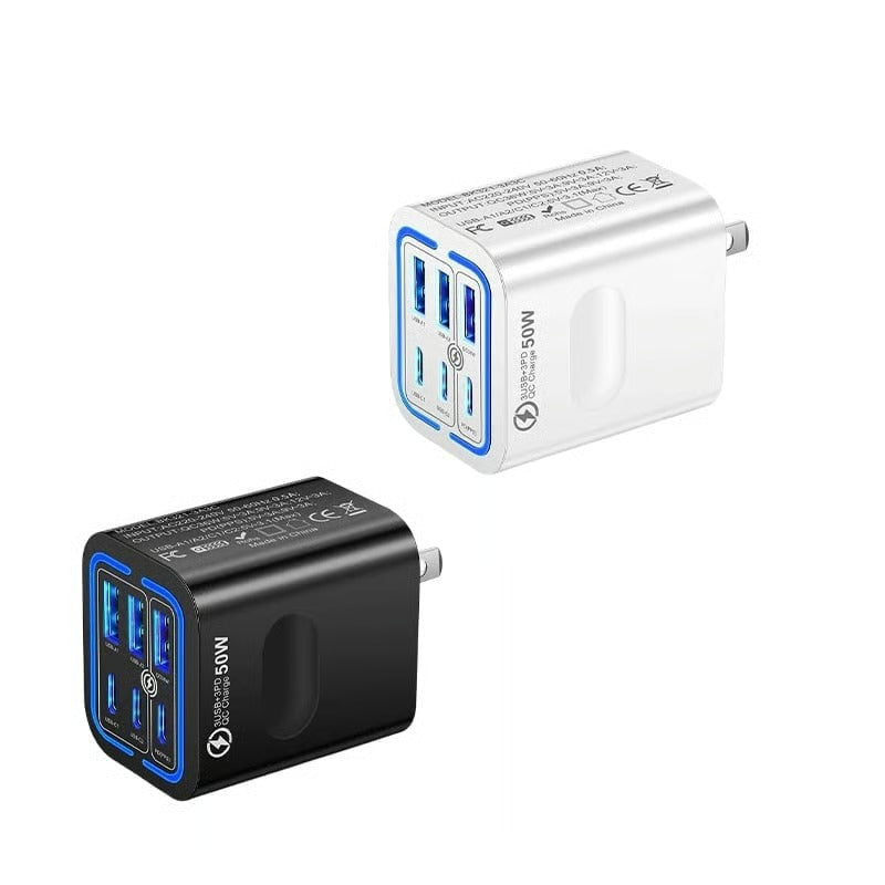 6-Port Fast Charging Station