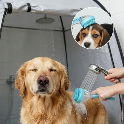🐶🛁New 2 in 1 Pet Bath and Grooming Brush