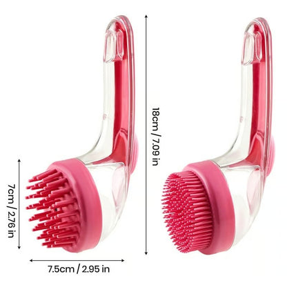 🐶🛁New 2 in 1 Pet Bath and Grooming Brush