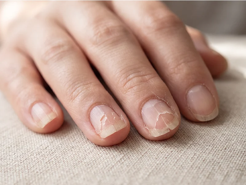Weak Nails Break Easily 