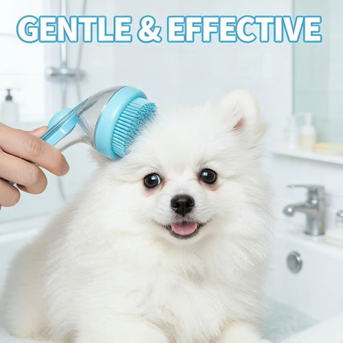 🐶🛁New 2 in 1 Pet Bath and Grooming Brush
