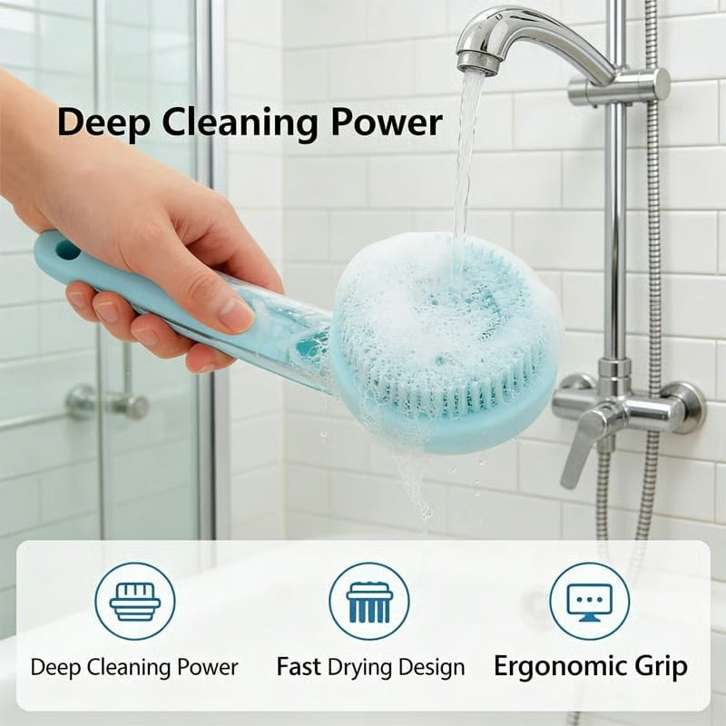 🐶🛁New 2 in 1 Pet Bath and Grooming Brush
