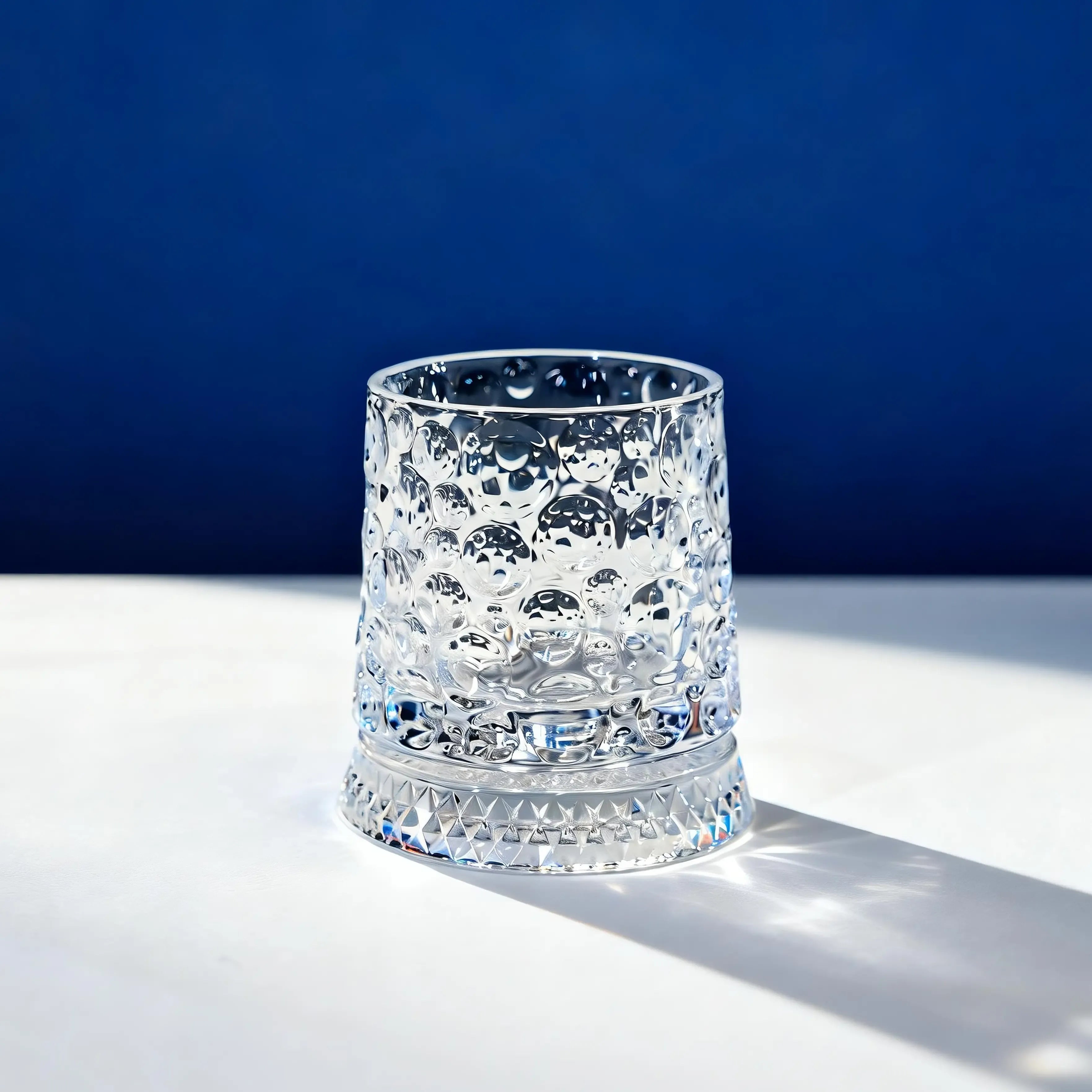 Polka Dot Rotating Whiskey Glass
