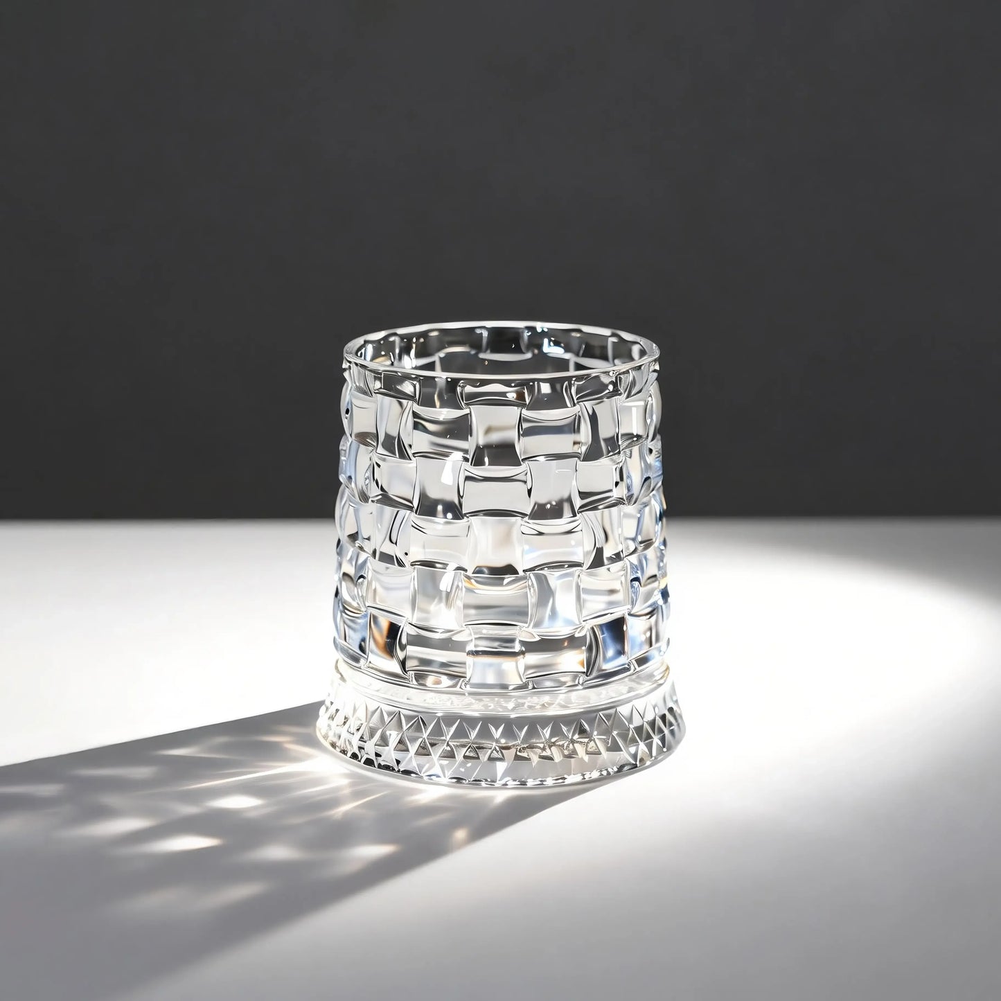 🔥Luxury 360° Spinning Crystal Glass