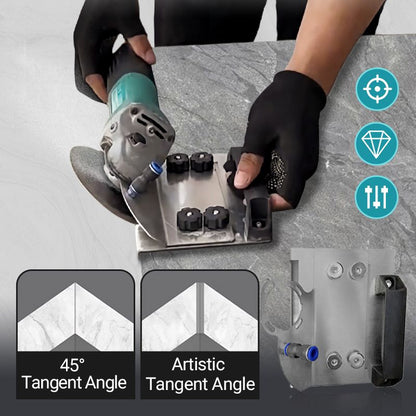 🛠️Angle Grinder Stand for Tile 45° Chamfer Cutting 🧤