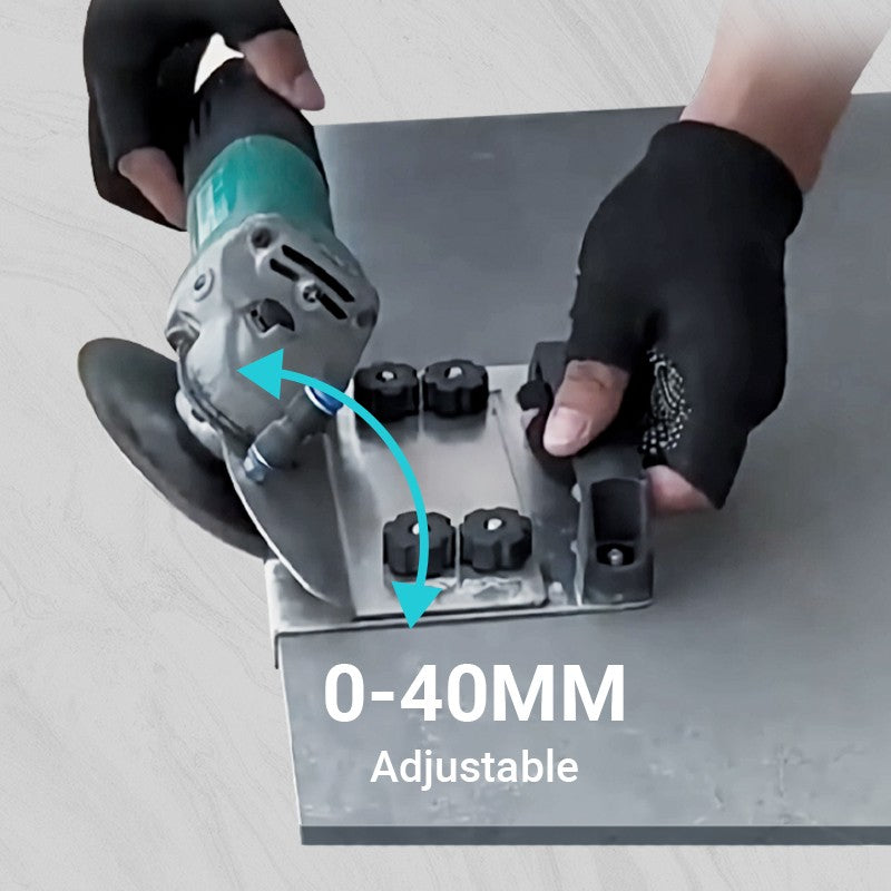 🛠️Angle Grinder Stand for Tile 45° Chamfer Cutting 🧤