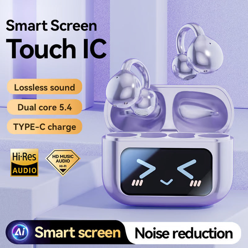 🔥Bluetooth Clip On Earphones - Wireless Freedom Music on the Go Stylish and Convenient