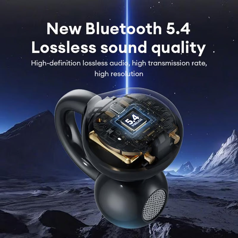 🔥Bluetooth Clip On Earphones - Wireless Freedom Music on the Go Stylish and Convenient
