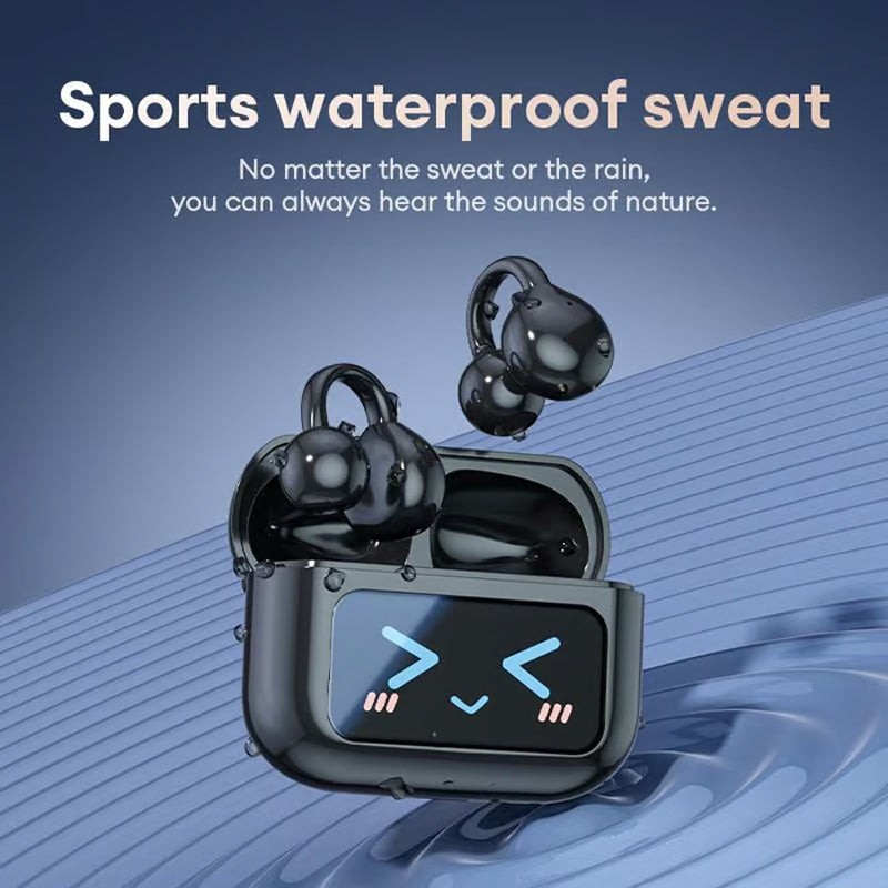 🔥Bluetooth Clip On Earphones - Wireless Freedom Music on the Go Stylish and Convenient