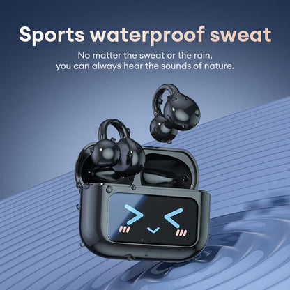 🔥Bluetooth Clip On Earphones - Wireless Freedom Music on the Go Stylish and Convenient