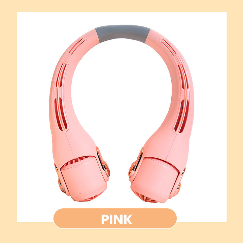 🥳2026 HOT SALE🥳💞50K+ SOLD!🍃💨 49% OFF! Neck Air Conditioner Fan – Ultra‑quiet, 360° rotating, 3 speeds. Hands‑free cooling, long battery. Summer essential! 😎🌬️