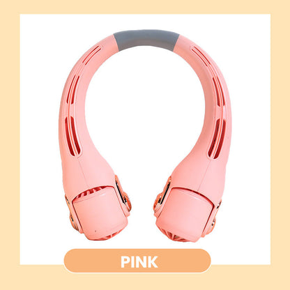 🥳2026 HOT SALE🥳💞50K+ SOLD!🍃💨 49% OFF! Neck Air Conditioner Fan – Ultra‑quiet, 360° rotating, 3 speeds. Hands‑free cooling, long battery. Summer essential! 😎🌬️