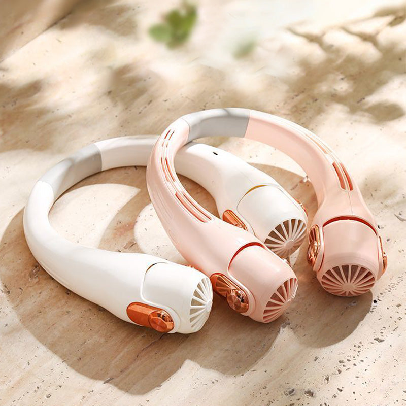 🥳2026 HOT SALE🥳💞50K+ SOLD!🍃💨 49% OFF! Neck Air Conditioner Fan – Ultra‑quiet, 360° rotating, 3 speeds. Hands‑free cooling, long battery. Summer essential! 😎🌬️