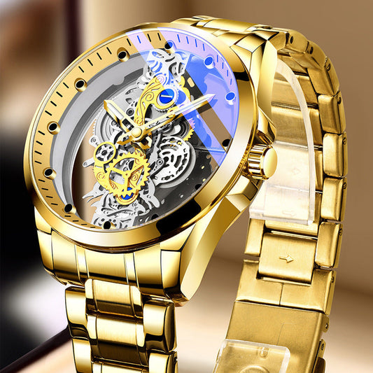 📢📢49% OFF !! ⏰Double-Sided Skeleton Automatic Tourbillon Non-Mechanical Movement Watches