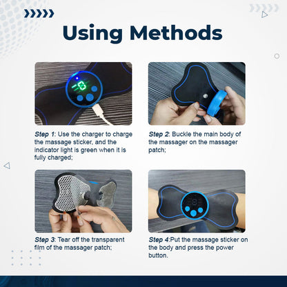 💆‍♀️✨Portable Mini Body Massager – Adjustable Intensity for Neck, Back, Waist, Hips & Legs, Relax On The Go!