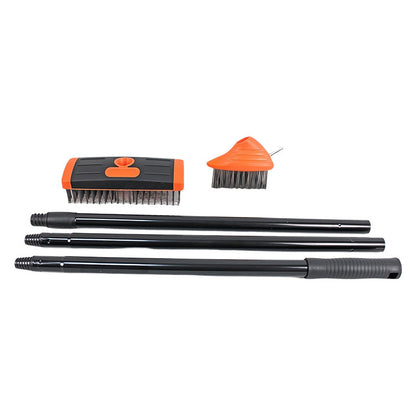 🌿 Hot Sale!🧹 3-in-1 Weeding Wire Brush Tools Set – Durable Steel Brushes, Ergonomic Handle & Perfect for Patios, Driveways & Garden Paths 🏡