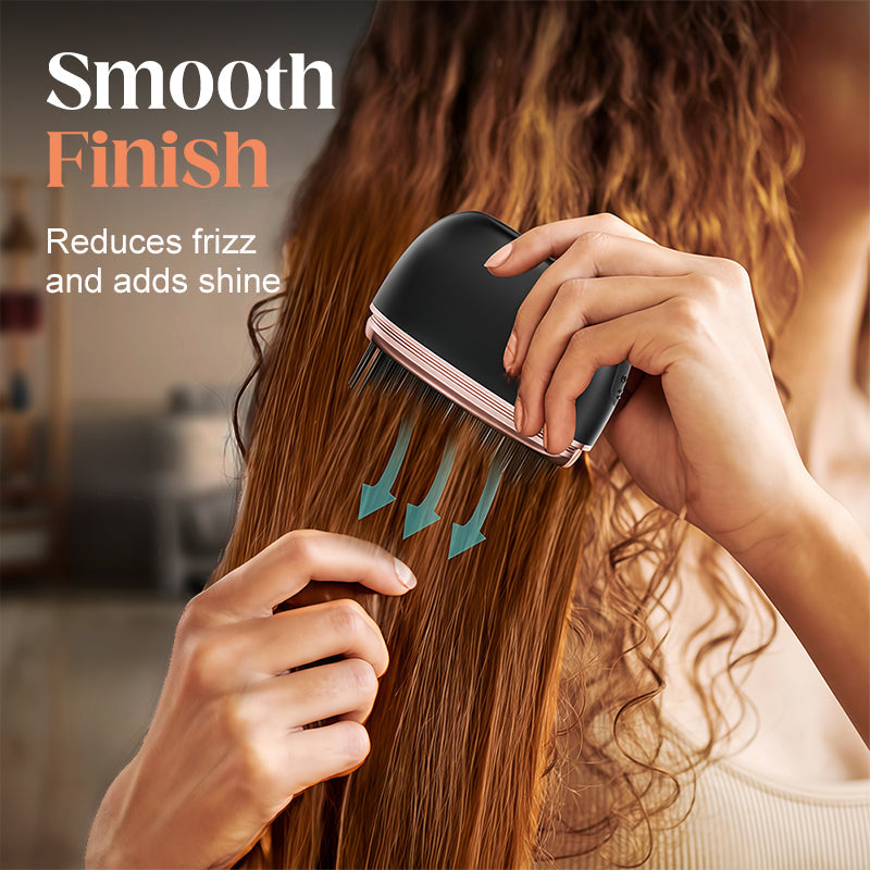 Mini Cordless Hair Straightening Comb – Quick Touch-Ups Anywhere