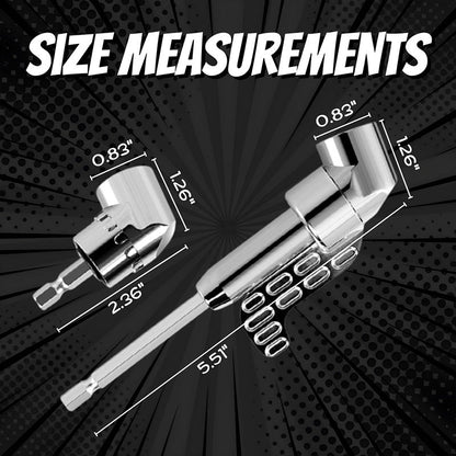 🔥🔥105 Degree Right Angle Drill Adapter
