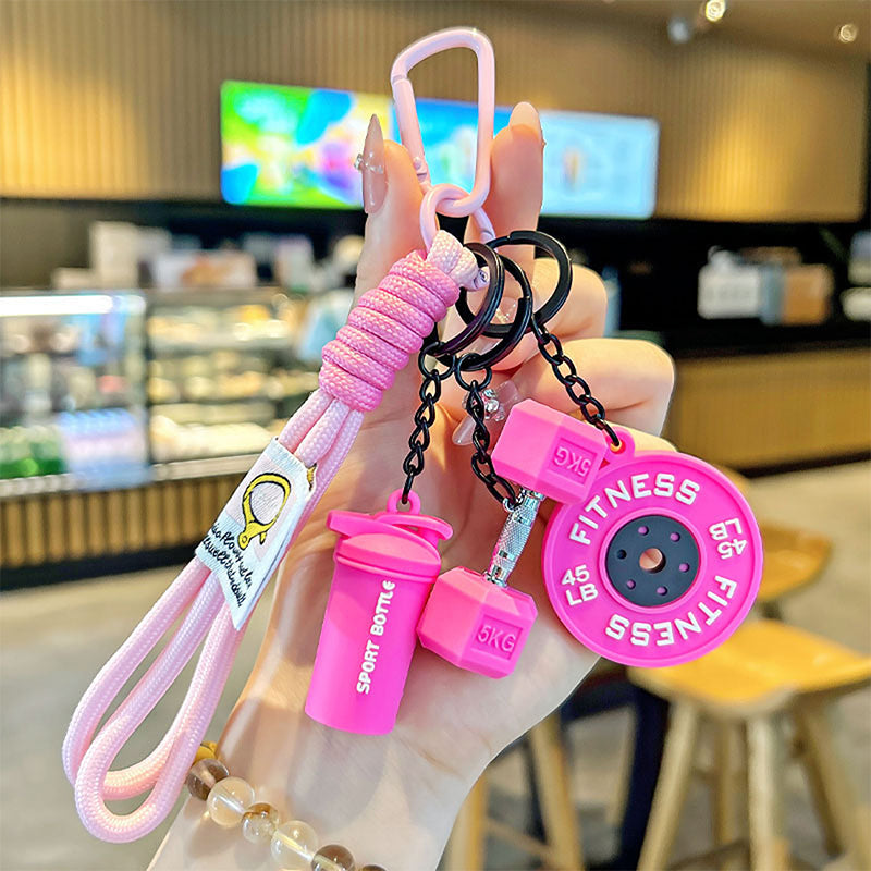 🔥Creative Fitness Themed Keychain