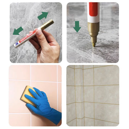 🔥Anti-mould and waterproof joint pen for ceramic tiles