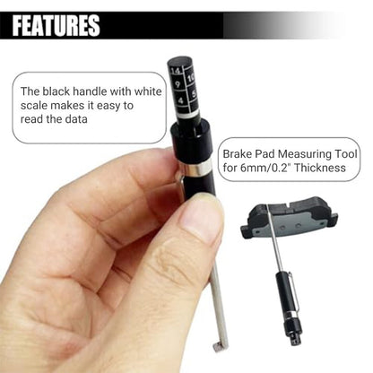 🔧Brake Pad Thickness Gauge – Precise Measurement, Durable & Easy to Read 📏📦