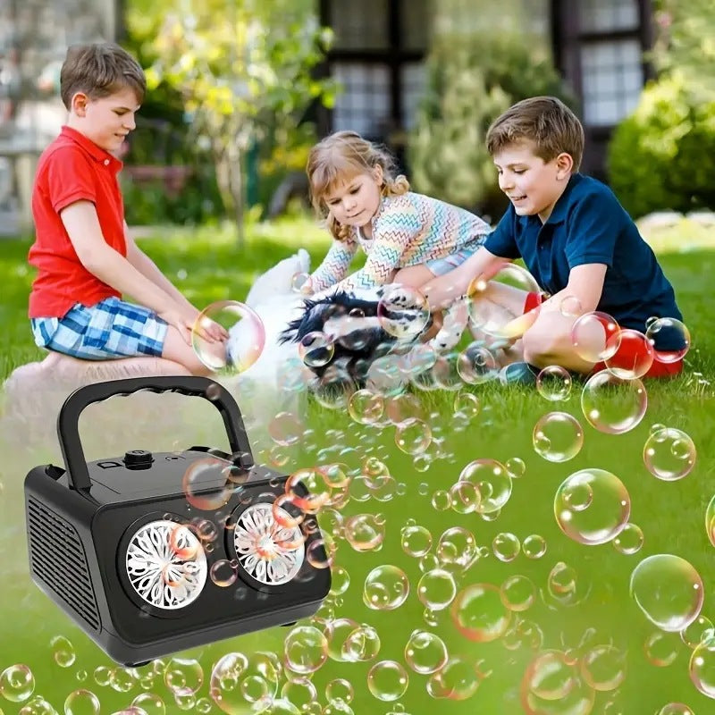 🔥Limited-time offer: handheld multi-hole bubble machine= instant fun for kids & adults