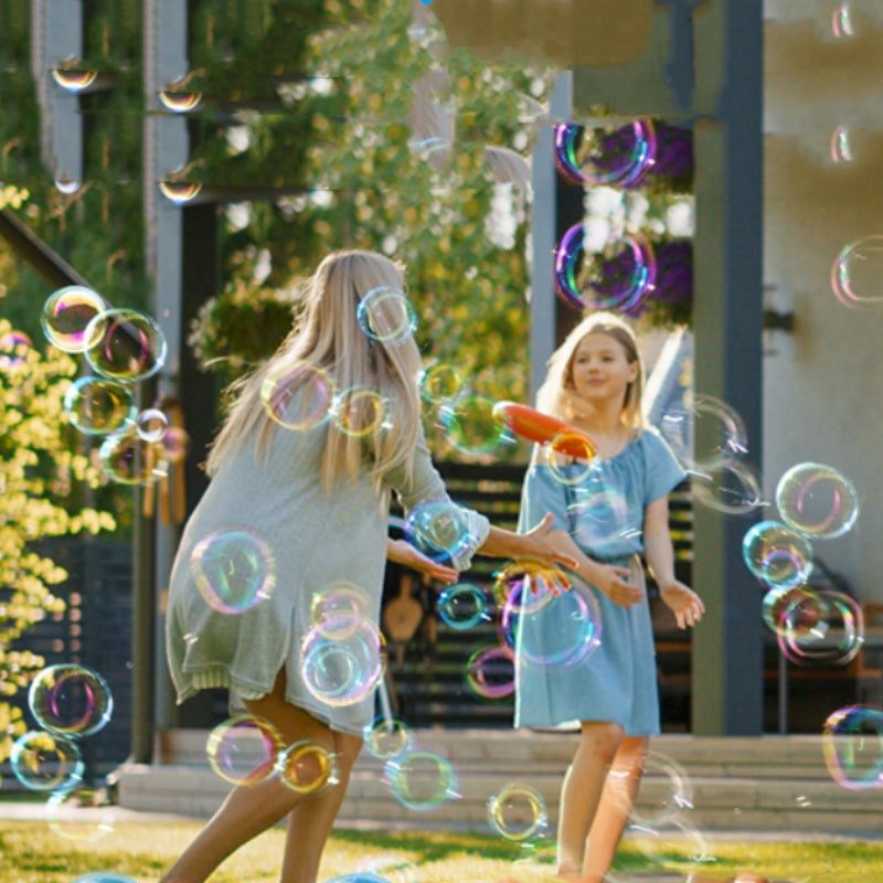 🔥Limited-time offer: handheld multi-hole bubble machine= instant fun for kids & adults