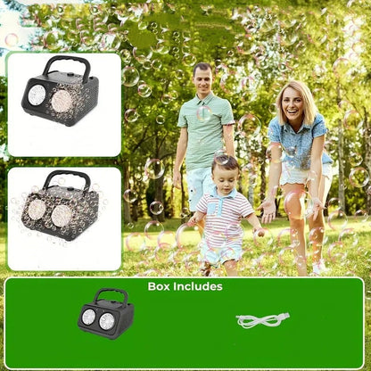 🔥Limited-time offer: handheld multi-hole bubble machine= instant fun for kids & adults