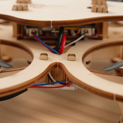 🎁HOT SALE🔥🧩 DIY Wooden Drone Building Kit 🚁