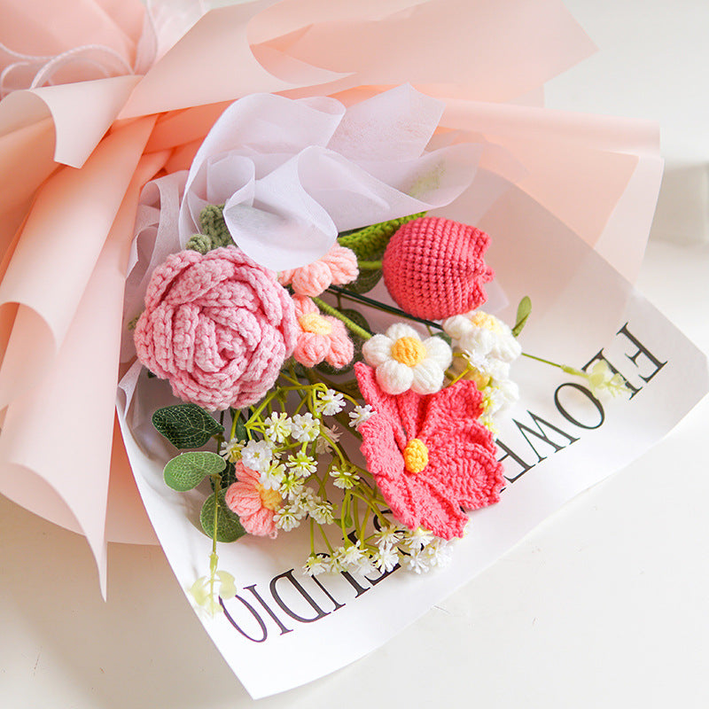 💕Mother's Day Special Sale💕Handmade Delicate Crochet Flower Bouquet